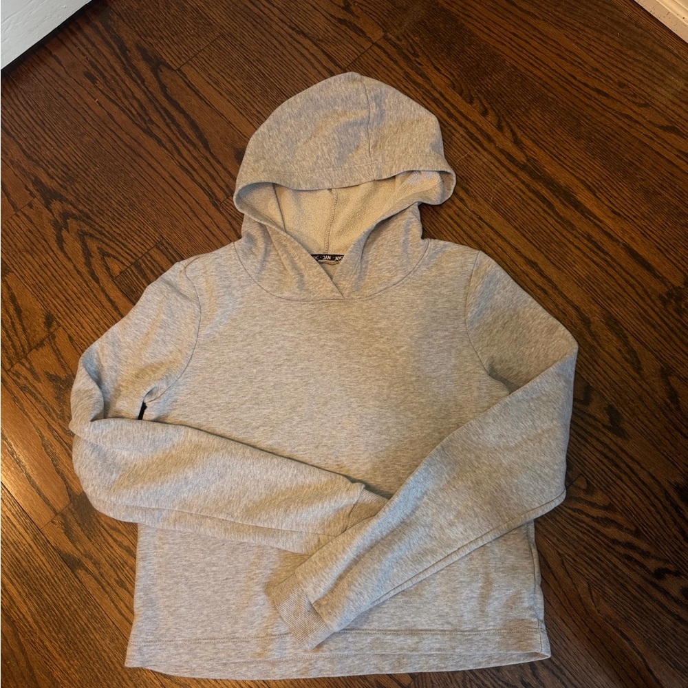 NYC Light Gray Hooded Men's Sweater